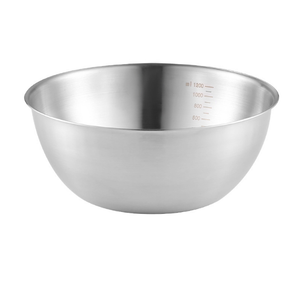 DFU246 ขนาด 7-8 นิ้ว ความจุ 800-1000 มล. อุปกรณ์เสริมอื่นๆ ชามผสม ชามสลัด กระทะผสมไข่ มีสเกลวัด - Product Image 2