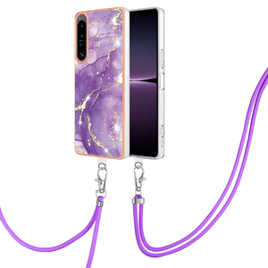 เคสโทรศัพท์ลายหินอ่อนโครเมียม,เคสแฟชั่นพร้อมสายคล้องสำหรับ Sony Xperia 1 IV,สำหรับ Xiaomi POCO X4 PRO 5G - Product Image 3