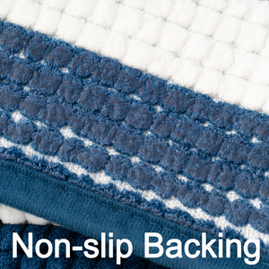 <span class=keywords><strong>Tapis</strong></span> de bain en Polyester recyclé à rayures, Chenille, Super doux, Absorption <span class=keywords><strong>d</strong></span>'eau, séchage rapide, lavable, <span class=keywords><strong>tapis</strong></span> pour <span class=keywords><strong>évier</strong></span>, baignoire - Product Image 3