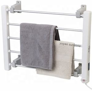 Radiateur chauffe-serviettes en aluminium argenté, séche-serviettes électrique, promotion - Product Image 4