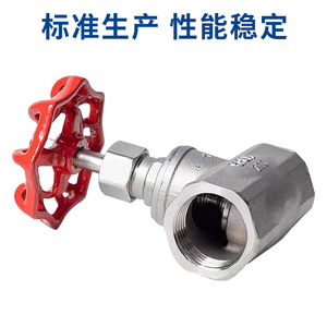 Vanne à opercule Yuhuan en acier inoxydable 304/316, filetée, pour vapeur haute température, structure traversante - Product Image 4