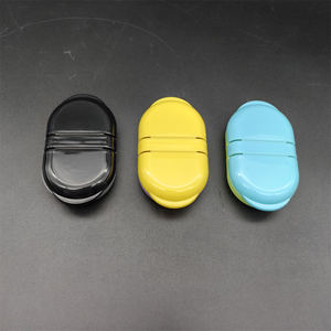 Top vendeur poche portable personnalisée <span class=keywords><strong>AM</strong></span> <span class=keywords><strong>PM</strong></span> 2 compartiments voyage 7 jours médecine pilule stockage conteneur organisateur hebdomadaire boîte - Product Image 2