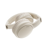 DOQAUS Casque d'écoute pliable léger à basses profondes Anc Casque d'écoute sans fil à réduction de bruit pour les voyages, la musique et le sport