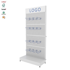 Biểu Tượng Bông Tai Phụ Kiện Cửa Hàng Kim Loại <span class=keywords><strong>Pegboard</strong></span> Thiết Kế Tùy Chỉnh Đứng Rack Hiển Thị Đồ Trang Sức Cho Cửa Hàng Bán Lẻ - Product Image 3