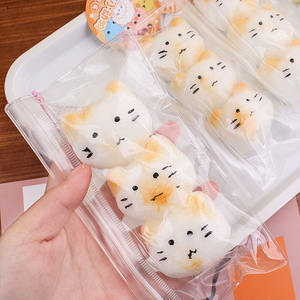 Juego de 3 Juguetes Blandos de Espuma y Plástico con Forma de Gato, para Niños y Adultos, Regalo para Aliviar el Estrés - Product Image 2