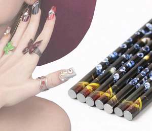 Nhà Máy Giá DIY Kim Cương Móng Tay Nghệ Thuật Dual-Kết Thúc Chấm Sáp Đầu Pick up Rhinestone Kép Picker Bút Chì Móng Tay Nghệ Thuật Bút - Product Image 4