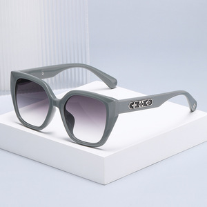 Nuevas gafas de sol polarizadas con montura grande estilo ojo de gato para mujer, protección UV400 antirreflejos, montura de PC, lentes TAC clase 2. - Product Image 1