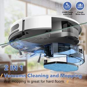 เครื่องดูดฝุ่นอัจฉริยะหุ่นยนต์ถูพื้นควบคุมด้วยรีโมทคอนโทรลอัตโนมัติ WiFi - Product Image 3