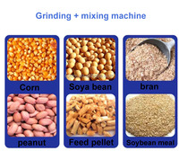 Mélangeur horizontal de 150 modèles avec moteur diesel, mélangeur d'aliments pour animaux, machine de mélange horizontale, mélangeur d'aliments pour bétail
