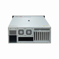 Châssis de serveur en rack 4U à 12 baies avec planche arrière SAS/NVMe et alimentation ATX redondante CRPS
