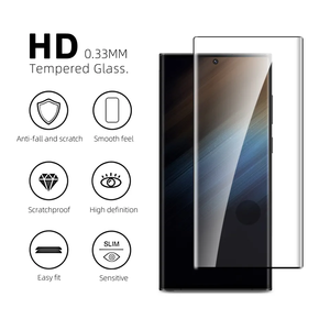 Protecteur d'écran en verre trempé 3d curve edge glue ultrasonique fingerprint quick unlock pour samsung note9 s20 s22 s23 s24 ultra - Product Image 5