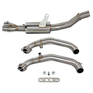 Kit de modification du collecteur d'échappement pour <span class=keywords><strong>moto</strong></span> Aprilia RS457 RS 457 2024 2025, en acier inoxydable, 51 mm, tuyau de liaison avant, <span class=keywords><strong>ligne</strong></span> d'échappement de course - Product Image 2