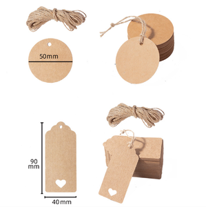 Verbessern Sie Ihre Marke Custom Embossed Beige Round Hang <span class=keywords><strong>Tags</strong></span> auf Premium Off White Craft Paper für Kleidung Taschen und Schuhe - Product Image 1