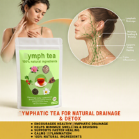 Thé de drainage lymphatique pour la sudation et le soutien détoxifiant – Mélange d'herbes naturelles avec des sachets de thé à la pissenlit
