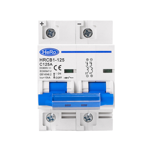 Disjoncteur Miniature Solaire <span class=keywords><strong>HERO</strong></span> 2P CC 600V, Interrupteur de Batterie 125A 100A, MCB CC pour Système Photovoltaïque - Product Image 1