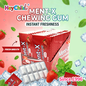 Goma de Mascar con Sabor a Menta Fresca y Fresa, Dulces Masticables para la Confianza Diaria, Venta al por Mayor, Marca Privada Personalizada, OEM/ODM - Product Image 5