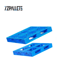 Palette en plastique industrielle robuste et peu coûteuse, empilable, 1100x1100, pour entrepôt, stockage, étagère simple