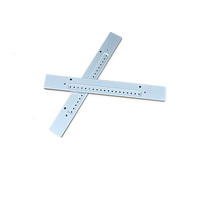 Pièces métalliques de conception personnalisée, usinées CNC, revêtement noir, découpe par électroérosion à fil, pour système d'automatisation robotisée