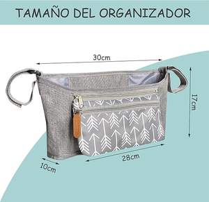 Bolsa Organizadora Multifuncional Personalizada de Poliéster para Guardería, Bolsa para Pañales y Cochecito para el Cuidado del Bebé, Bolsa Organizadora para Cochecito de Bebé - Product Image 3