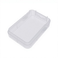Boîte de rangement transparente en plastique écologique, options personnalisables, certifiée ISO9001, plusieurs épaisseurs (1-3 mm)