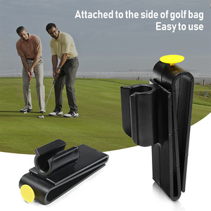 Soporte para palos de golf, clip para putter, accesorio portátil negro para bolsa de golf - Product Image 2