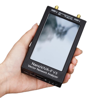 Penganalisa antena genggam, nanovna-f V3 1mhz-6GHz jaringan vektor VNA portabel untuk antena MF/HF/VHF/UHF/SHF