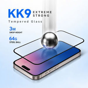 Protection d'écran en verre trempé KK9 Super Tough, résistante aux chocs, testée avec une balle de 3 mètres de hauteur - Product Image 4