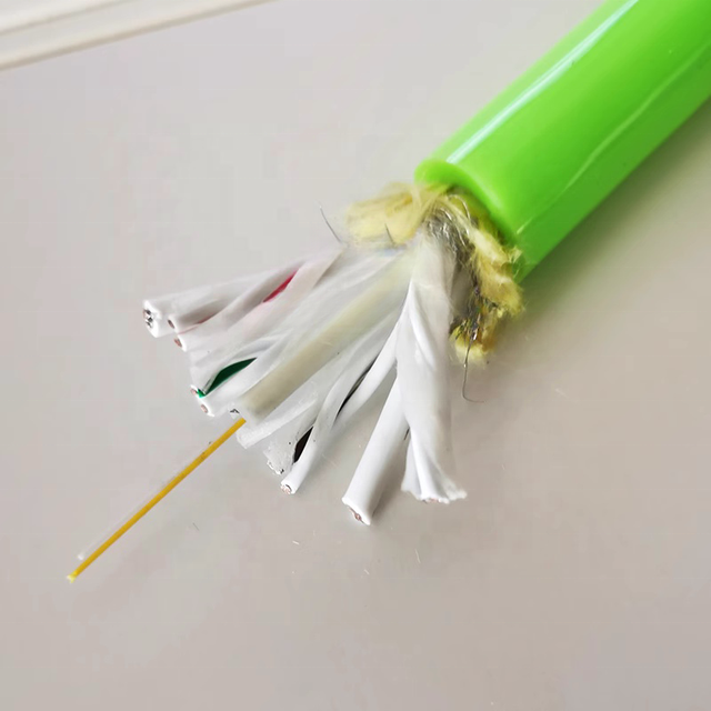 Underwater Stranded 8 Core Floating Polyurethane Cable 2*1.5 Power+STP 3 Pair 6 Core 26AWG ROV Tether zero Buoyant Cable