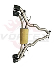 Vortex CROSS Z-PIPE ระบบท่อไอเสียสแตนเลสขัดเงาสำหรับ M5 G90รถซีดาน4.4T biturbo ประสิทธิภาพสูง - Product Image 2