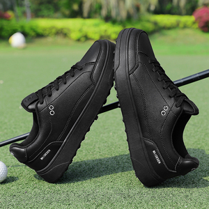 Chaussures de <span class=keywords><strong>golf</strong></span> décontractées style board, chaussures de <span class=keywords><strong>golf</strong></span> sans crampons unisexes en cuir imperméables - Product Image 6
