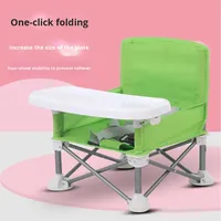 Chaise haute bébé pliable et réglable Xin Jie en plastique, portable, pour bébés de 3 mois et plus, pour les repas en déplacement