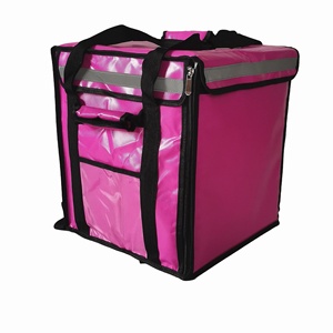 Bolsas de comida verde Embalaje Mochila de entrega Mochila de comida aislada Bolsa de <span class=keywords><strong>pizza</strong></span> Bolsa de hombro de entrega Portador de bebidas aislado OEM - Product Image 3