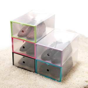 Foldable Boxes Plastic Boxe Plastic China Supplier Foldable Shoe Boxes Clear Plastic Stackable Shoe Storage Boxe