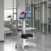 Chariot d'urgence multifonctionnel en aluminium aéronautique pour hôpitaux, cliniques et cabinets dentaires – Léger et durable