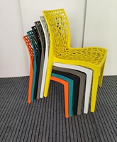 Chaise en plastique, confortable pour les loisirs en plein air, belle, pratique, simple et durable