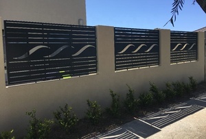 Panel de Cerca Metálica Decorativa Cortada con Láser, Panel de Cerca de Acero para Privacidad, Panel de Cerca de Hierro Perforado y Diseños de Pantallas - Product Image 5