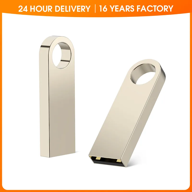 Toptan tam kapasite USB 3.0 Metal Mini USB sürücüsü anılar özel sopa OEM PC hediyeler özel USB bellek kalem sürücüler Pendrive