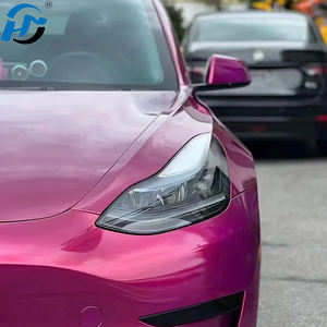 Vente en gros PET TPU <span class=keywords><strong>vinyle</strong></span> coulé Super brillant cristal Tata rouge enveloppe de voiture <span class=keywords><strong>vinyle</strong></span> 1. 52X1.8 M/5X60FT un rouleau complet direct d'usine - Product Image 6