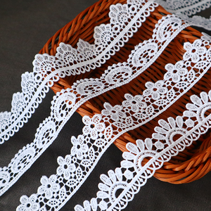 Ricamo floreale Guipure pizzo rifilatura nastro multicolore solubile in acqua poliestere ecologico pizzo per cucire bordo per sposa - Product Image 4