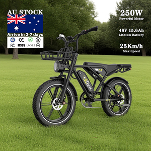 Bicicleta Eléctrica de Aluminio con Llantas Anchas, Motor de 250W, Batería Doble de 15.6AH*2, 7 Velocidades, Pantalla LCD a Color, Diseñada para Adultos en Australia (Envío desde Almacén en Australia) - Product Image 2