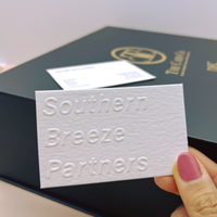 Cartes de visite personnalisées en relief, papier épais de luxe, cartes de visite personnalisées pour entreprise