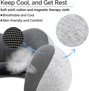 Almohada de viaje Almohada de espuma con memoria Almohada en forma de U con máscara de ojos 3D Auriculares Kit de viaje para avi - Product Image 4