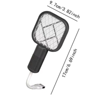 Raquette électrique anti-moustiques USB, lampe portable automatique répulsive et attractrice de moustiques pour usage extérieur