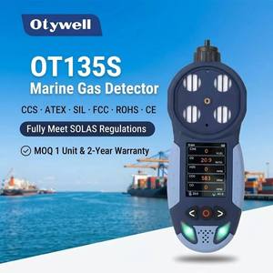เครื่องตรวจจับก๊าซแบบพกพา Otywell OT135S 5 in 1 พร้อมปั๊ม ตรวจจับก๊าซ CO H2S O2 LEL CO2 สำหรับเรือและนอกชายฝั่ง - Product Image 1