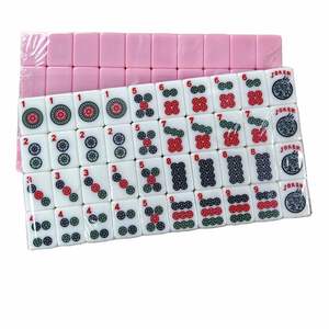 166 Pieces 30mm <b>Melamine</b> Eco-Friendly American Jewish Western Mahjong Tiles <b>Set</b> for International Entertainment Use - Product Image 3