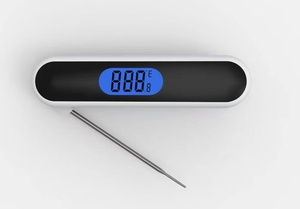 Termómetro de barbacoa telescópico de fábrica profesional, palitos de carne, tenedores de barbacoa, termómetro <span class=keywords><strong>digital</strong></span> plegable - Product Image 4