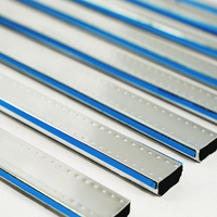 Barra Espaciadora de Aluminio de 21.5mm, Estilo Industrial, Aislamiento Térmico, No Flexible, con Cinta de Butilo, Ahorro de Energía, Accesorios para Puertas y Ventanas