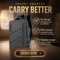 Sac à dos pour ordinateur portable Kingslong de haute qualité, tendance, simple, imperméable, écologique, avec compartiment et chargement USB, vente chaude, directement de l'usine OEM