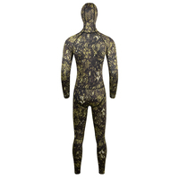 DIVESTAR OEM&ODM Setelan Spearfishing Bawah Air Berbahan Neoprena 1.5mm Tahan Air dengan Jahitan Flatlock, Lapisan Nilon, dan Logo Kamuflase di Bagian Depan