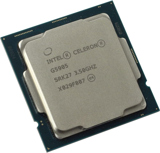 Intel Celeron G5905 Desktop Processor 2 Cores 3.5 GHz LGA1200 Intel 400 Series chipset 58W Intel Celeron G5905